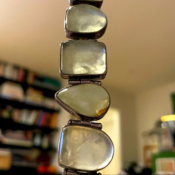 ⭐️ AMAZING ONE OF A KIND CITRINE NATURAL STONE HANDMADE BRACELET FROM AFRICA ⭐️ - Picture 4 of 7